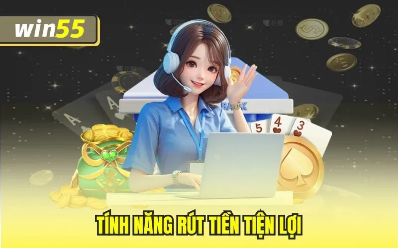 Tính năng rút tiền tiện lợi